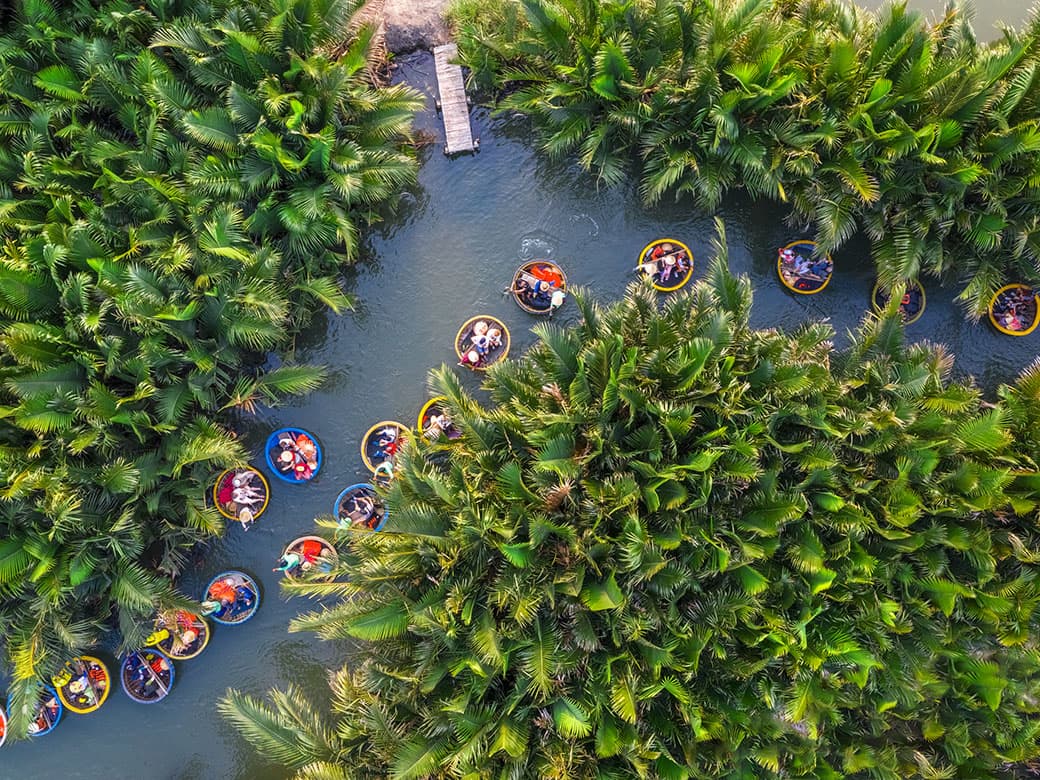 Bay Mau Coconut Forest Basket Boat
